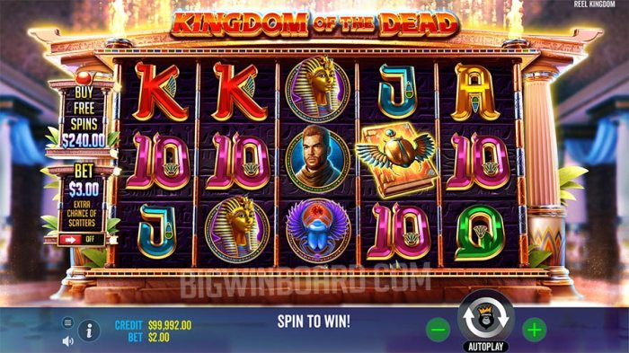 Tips Mendapatkan Kemenangan Besar di Slot Kingdom of the Dead